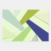 Abstrakte geometrische Form 4 Geschenkpapier Set (Vorderseite 3)