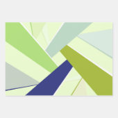 Abstrakte geometrische Form 4 Geschenkpapier Set (Vorderseite)