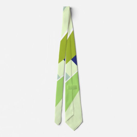 Abstrakte geometrische Form 4 Krawatte (Rückseite)