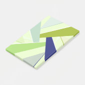 Abstrakte geometrische Form 4 Post-it Klebezettel (angewinkelt)