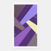 Abstrakte geometrische Form 5 Serviette (Vorderseite)