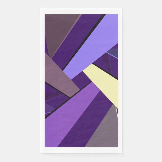 Abstrakte geometrische Form 5 Serviette (Vorderseite)