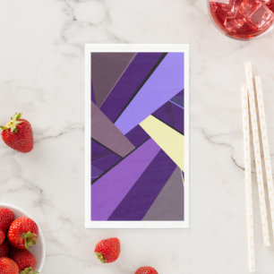Abstrakte geometrische Form 5 Serviette