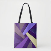 Abstrakte geometrische Form 5 Tasche (Vorderseite)