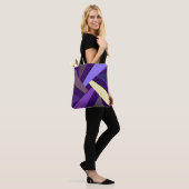 Abstrakte geometrische Form 5 Tasche (Am Model)