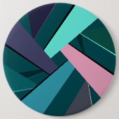 Abstrakte geometrische Form 6 Button (Vorderseite)