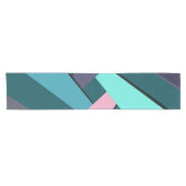 Abstrakte geometrische Form 6 Kurzer Tischläufer (Horizontal)