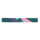 Abstrakte geometrische Form 6 Satinband (Vorderseite)