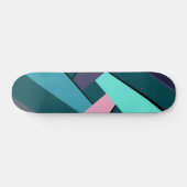 Abstrakte geometrische Form 6 Skateboard (Horizontal)