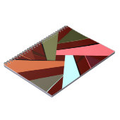 Abstrakte geometrische Form 7 Notizblock (Linke Seite)