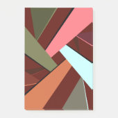Abstrakte geometrische Form 7 Post-it Klebezettel (Vorderseite)