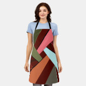 Abstrakte geometrische Form 7 Schürze (Getragen)