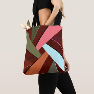 Abstrakte geometrische Form 7 Tasche