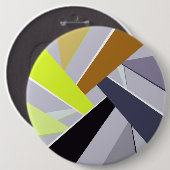 Abstrakte geometrische Form 8 Button (Vorne & Hinten)