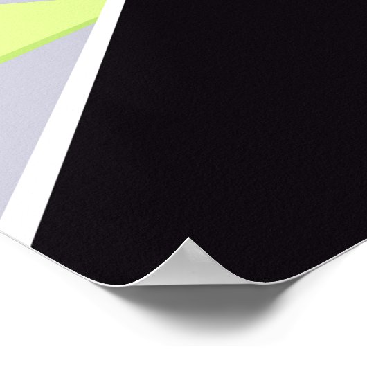 Abstrakte geometrische Form 8 Poster (Ecke)