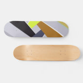 Abstrakte geometrische Form 8 Skateboard (Horizontal)