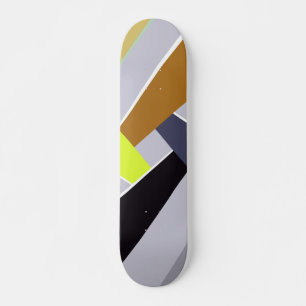 Abstrakte geometrische Form 8 Skateboard