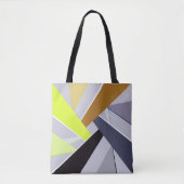 Abstrakte geometrische Form 8 Tasche (Vorderseite)