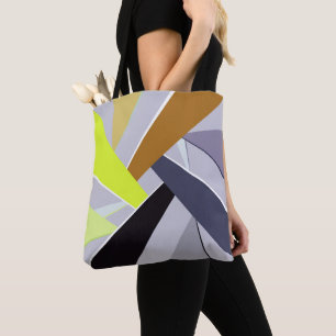 Abstrakte geometrische Form 8 Tasche