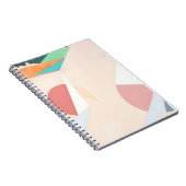 Abstrakte geometrische Form der Pastel Notizblock (Rechte Seite)