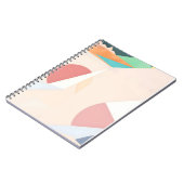 Abstrakte geometrische Form der Pastel Notizblock (Linke Seite)