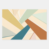 Abstrakte geometrische Form Geschenkpapier Set (Vorderseite)