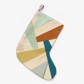 Abstrakte geometrische Form Kleiner Weihnachtsstrumpf (Vorderansicht (hängend))