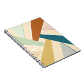 Abstrakte geometrische Form Notizblock (Rechte Seite)