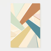 Abstrakte geometrische Form Post-it Klebezettel (Vorderseite)