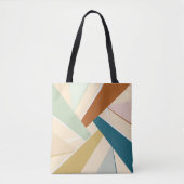 Abstrakte geometrische Form Tasche (Vorderseite)