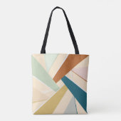 Abstrakte geometrische Form Tasche (Rückseite)