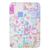 Abstrakte geometrische Formen Badematte (Vorderseite Vertikal)