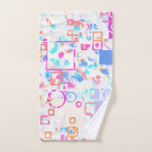 Abstrakte geometrische Formen Badhandtuch Set (Handtuch)