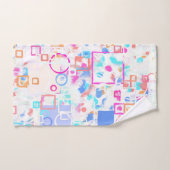 Abstrakte geometrische Formen Badhandtuch Set (Handtuch)