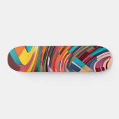 Abstrakte geometrische Formen der Moderne Skateboard (Horizontal)