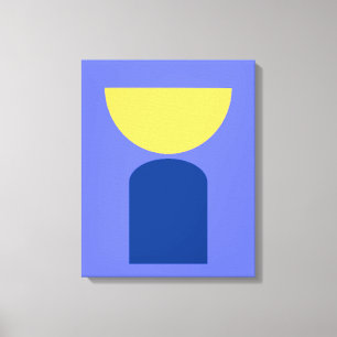 Abstrakte geometrische Formen der modernen Kunst Leinwanddruck