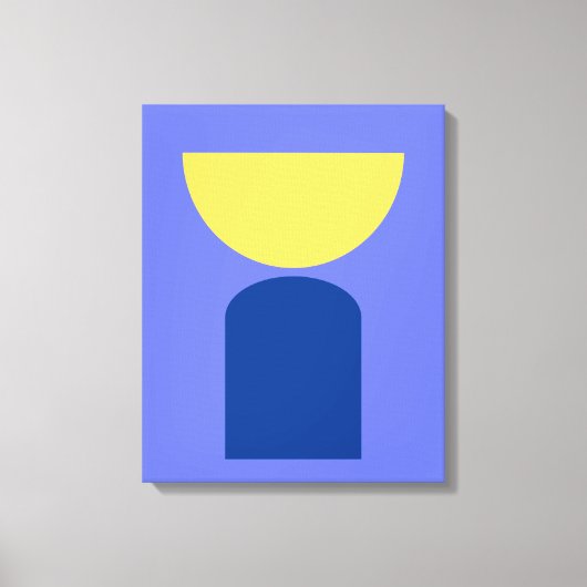 Abstrakte geometrische Formen der modernen Kunst Leinwanddruck (Vorderseite)