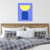 Abstrakte geometrische Formen der modernen Kunst Leinwanddruck (Insitu (Schlafzimmer))