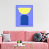 Abstrakte geometrische Formen der modernen Kunst Leinwanddruck (Insitu (Wohnzimmer))