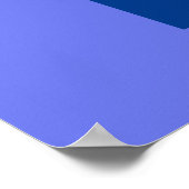 Abstrakte geometrische Formen der modernen Kunst Poster (Ecke)