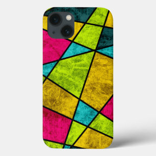 Abstrakte geometrische Formen der Neonfarben Case-Mate iPhone Hülle