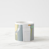 Abstrakte geometrische Formen Espressotasse (Vorderseite)