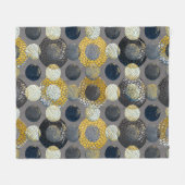 Abstrakte geometrische Formen: Farbenfrohe Wasserf Fleecedecke (Vorderseite (Horizontal))