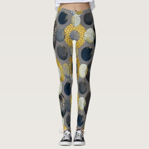 Abstrakte geometrische Formen: Farbenfrohe Wasserf Leggings