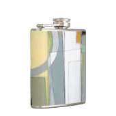 Abstrakte geometrische Formen Flachmann (Rechts)