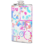 Abstrakte geometrische Formen Flachmann (Links)