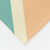 Abstrakte geometrische Formen Fleecedecke (Ecke)