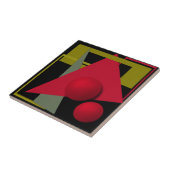 Abstrakte, geometrische Formen Fliese (Seite)