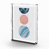 Abstrakte geometrische Formen Fotoblock (Rechts)