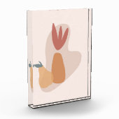 Abstrakte geometrische Formen Fotoblock (Links)